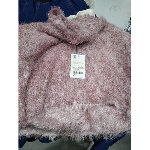 JW Anderson- Cropped Cutout Jumper Sweater- Powder Pink-MD